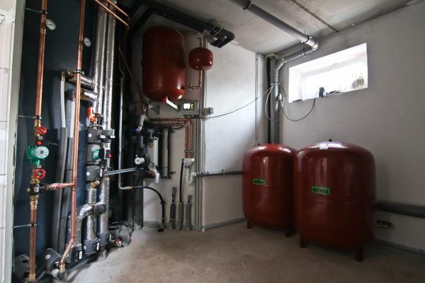 View of the heating system.