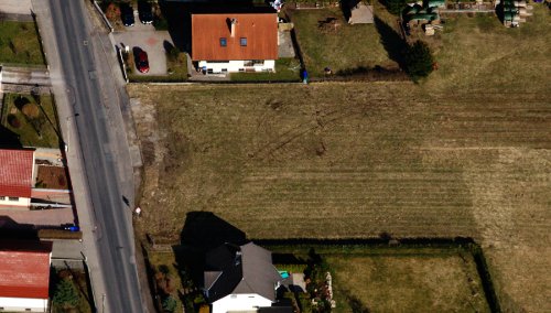 Luftbild des Grundstücks